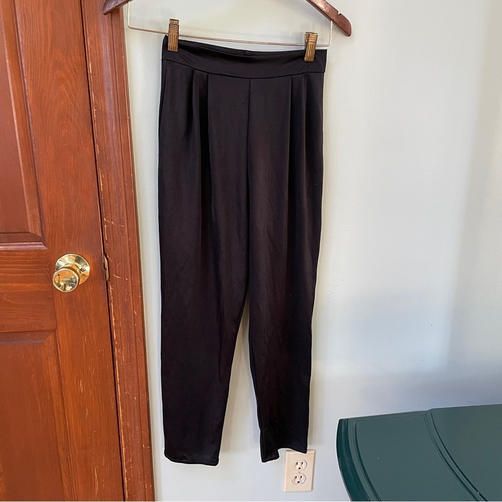 Kids A Wish Come True Dance Black High-Waisted Pants NWOT